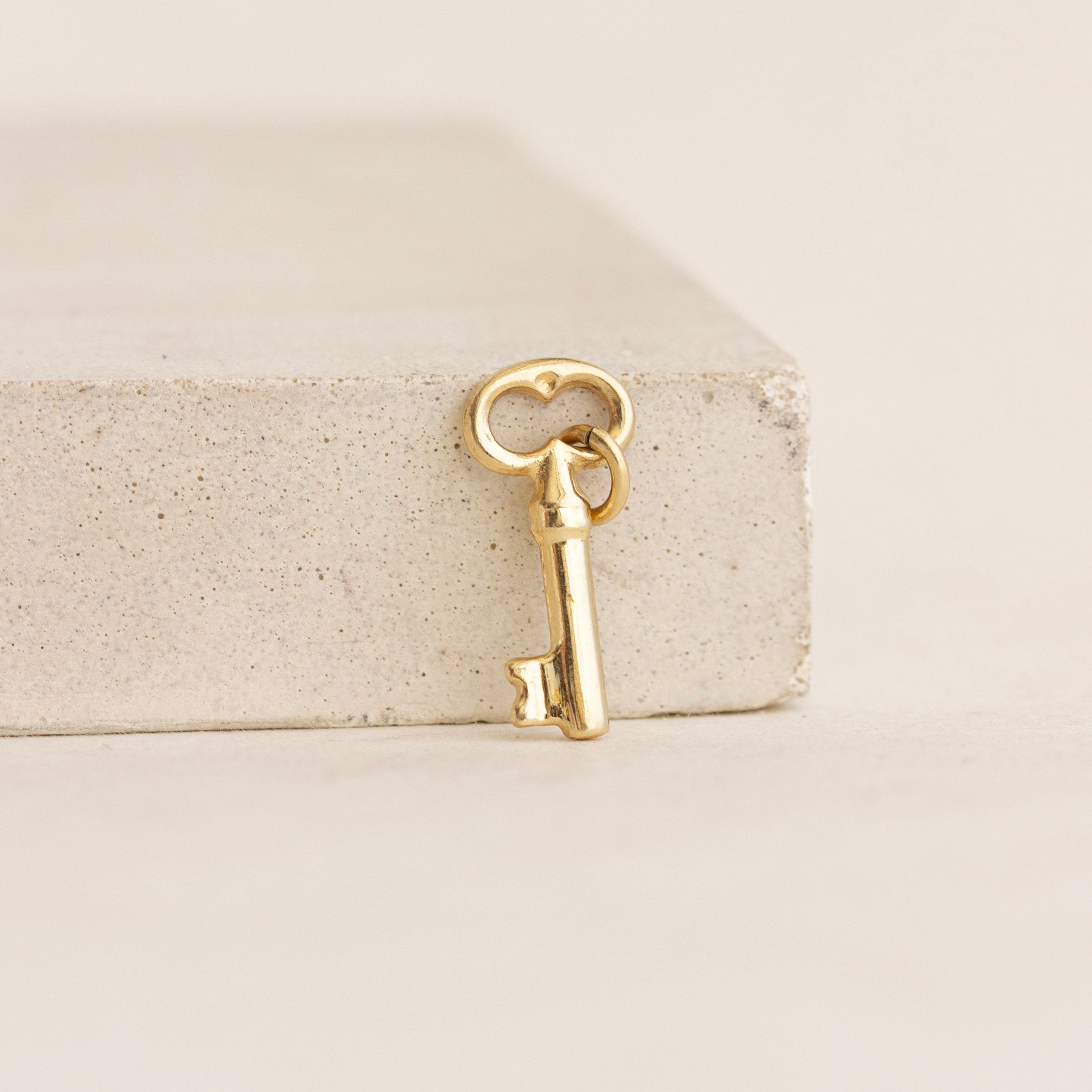 gold key charm