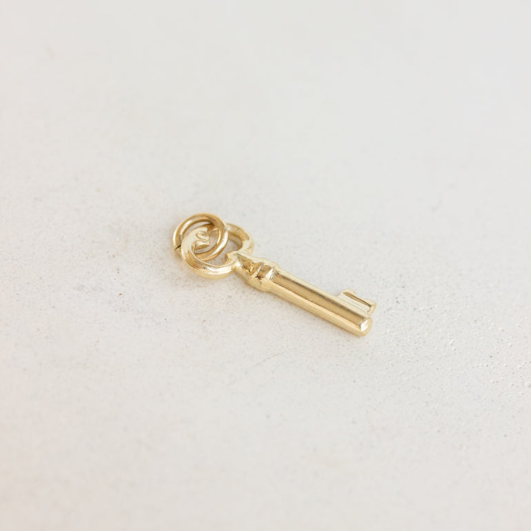 gold key charm