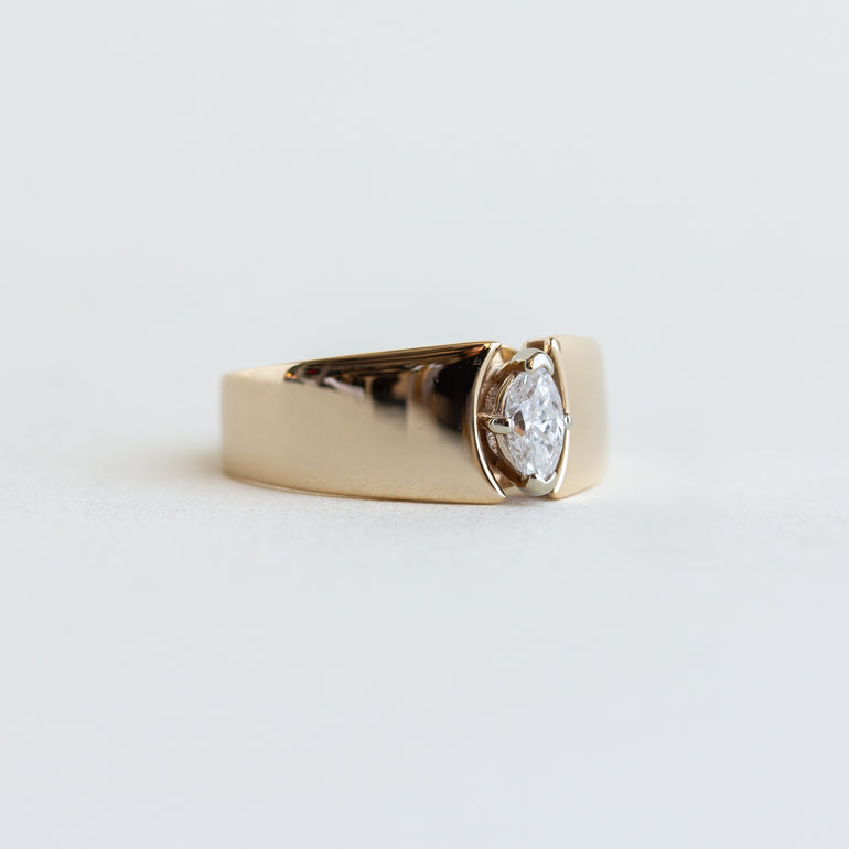 Vintage Marquise Dimaond Engagement Ring