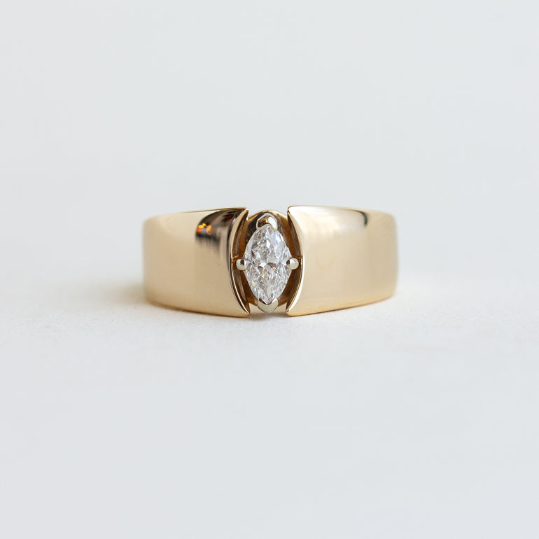 Vintage Marquise Dimaond Engagement Ring