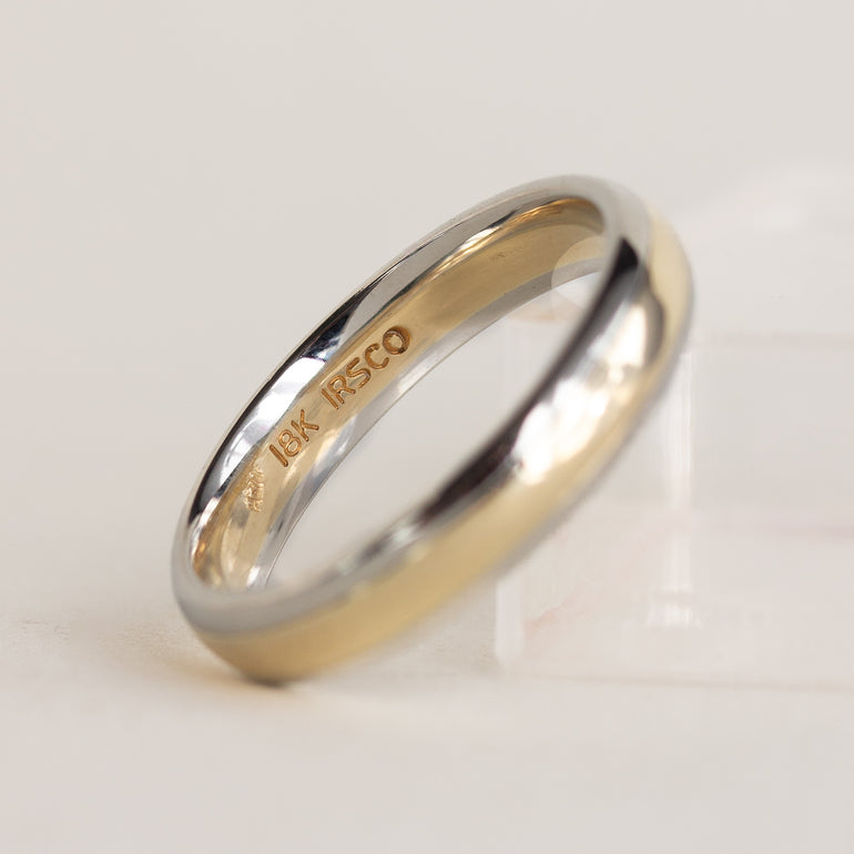 Vintage Two-Toned 18K Band
