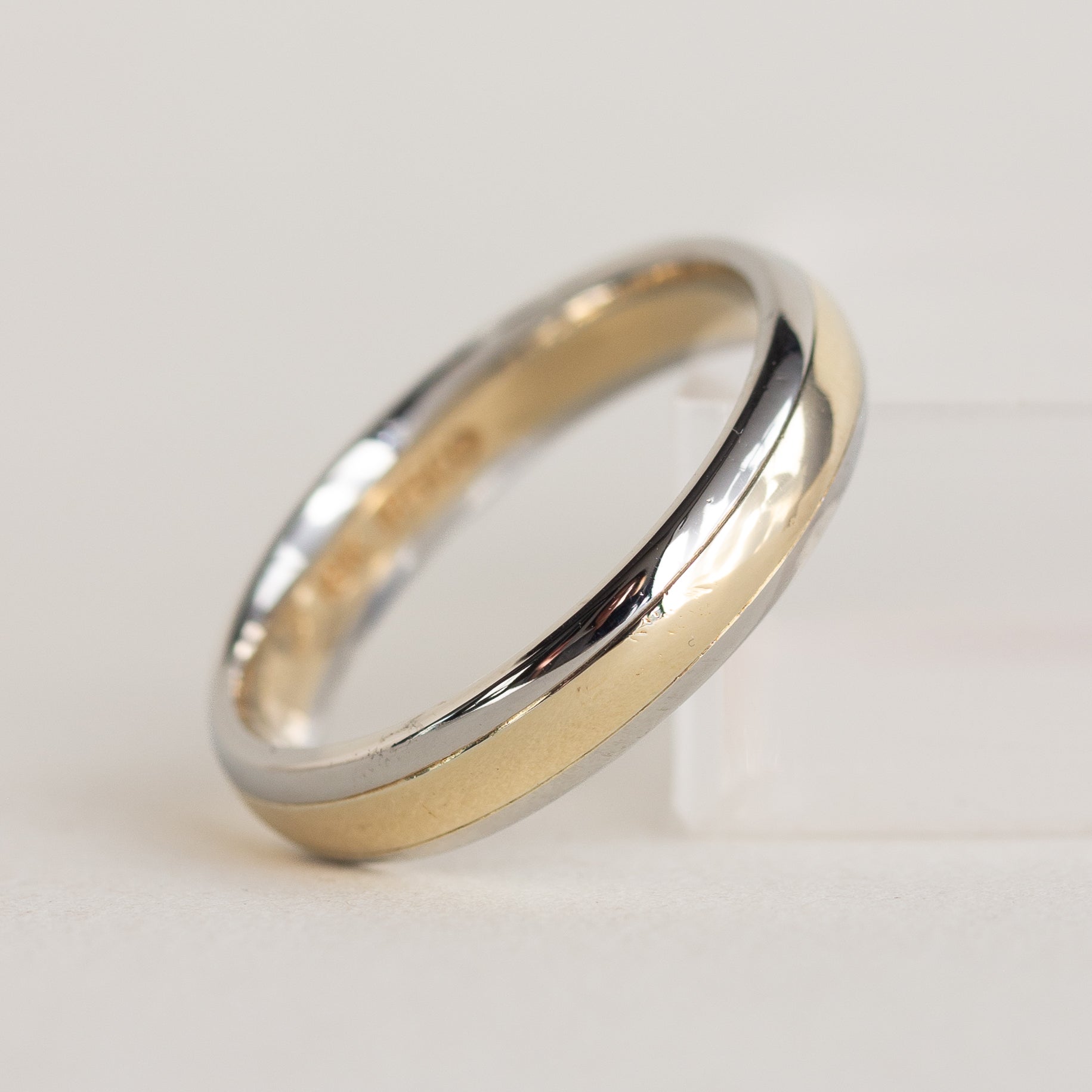Vintage Two-Toned 18K Band
