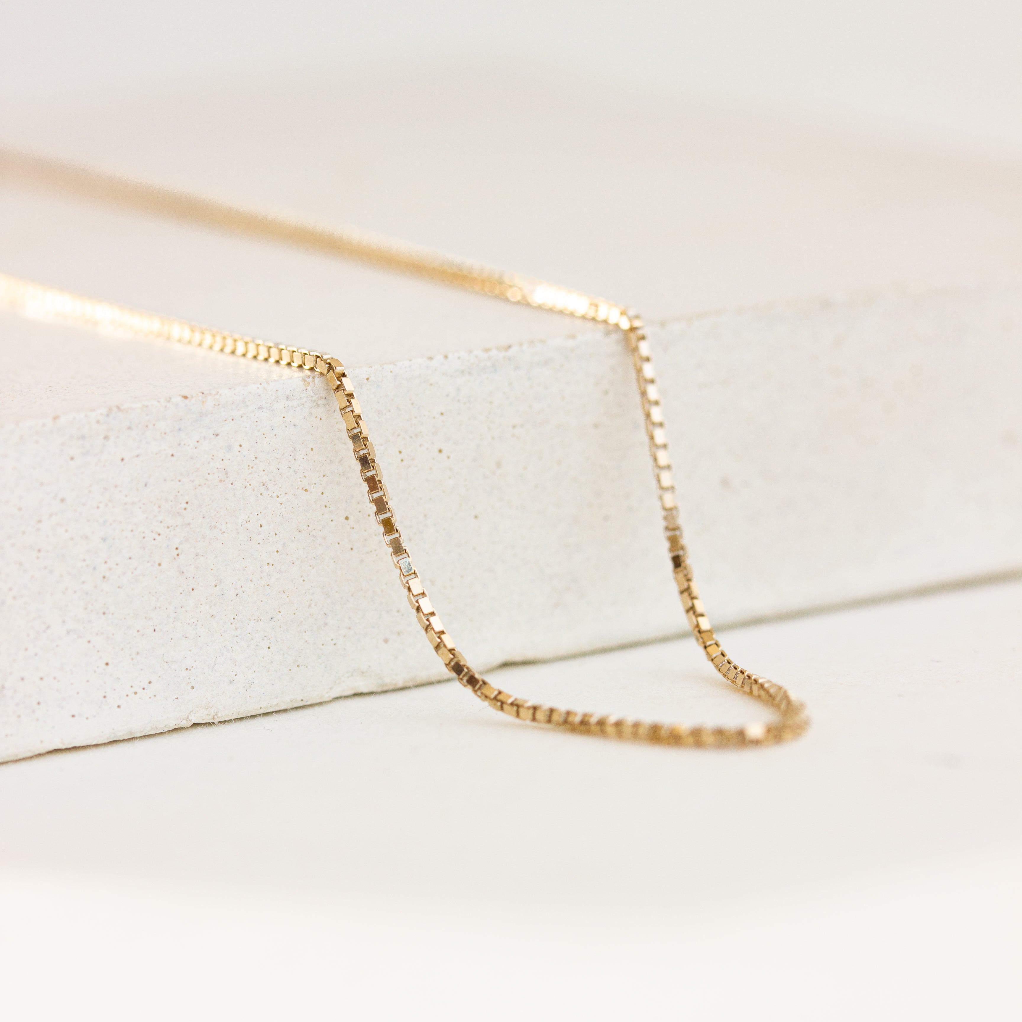 vintage 10k box chain
