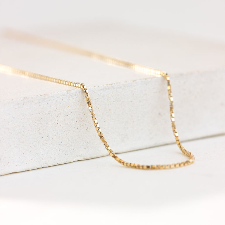 vintage 10k box chain