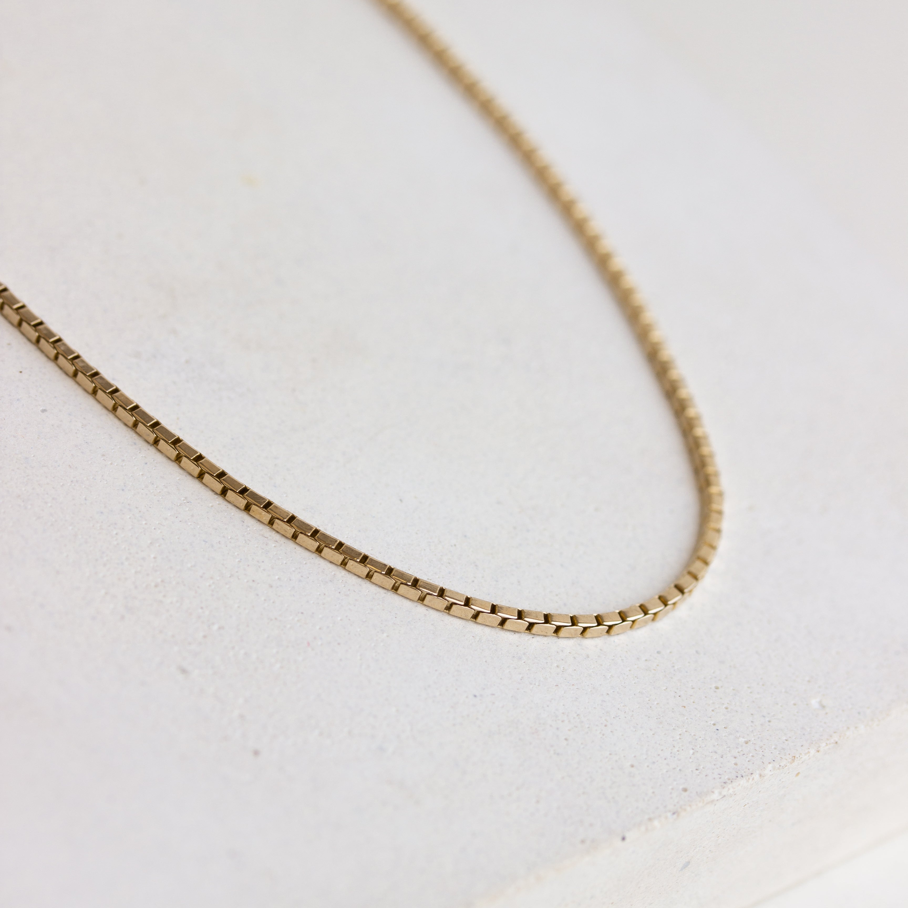 box chain necklace