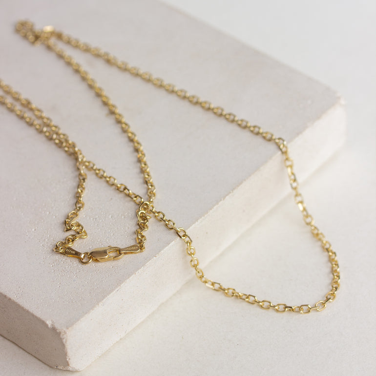 square vintage cable chain