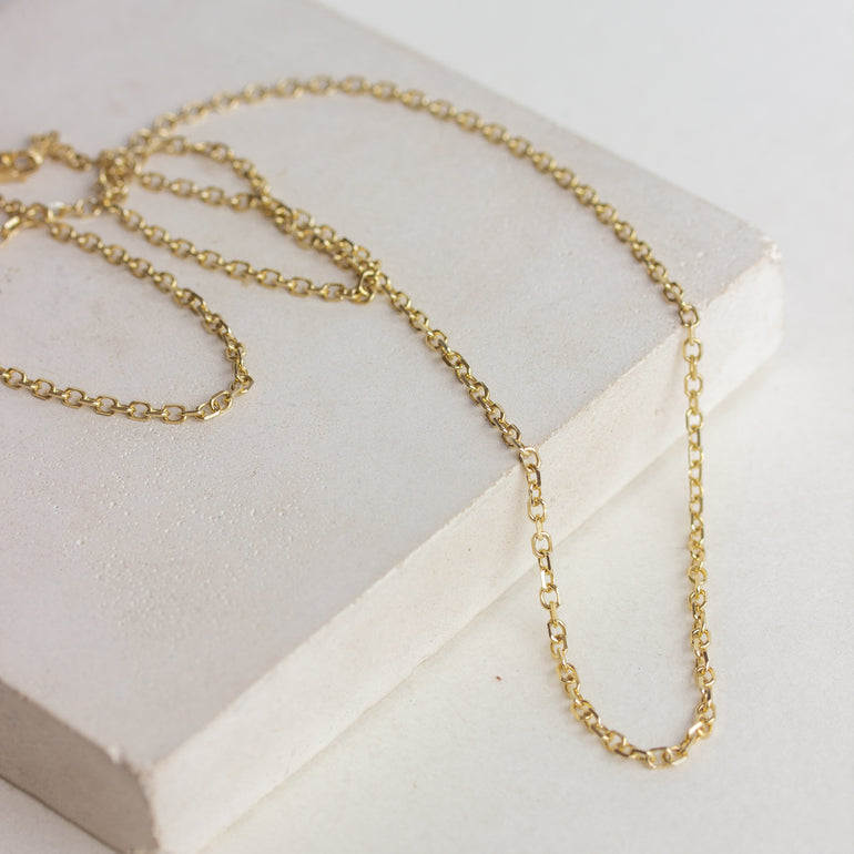 square vintage cable chain