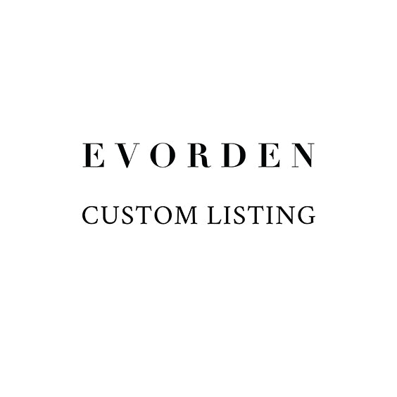Custom Listing for / TEMPLATE,  - Evorden