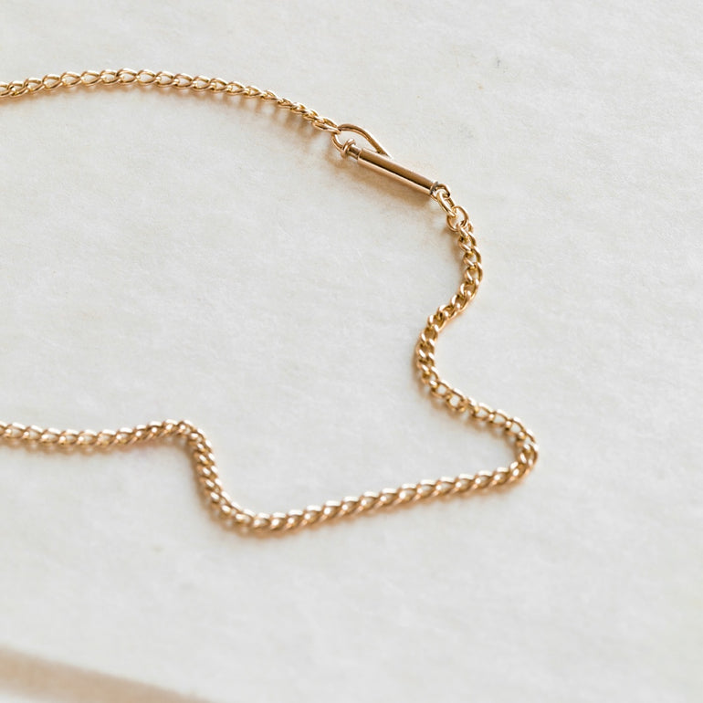vintage curb chain