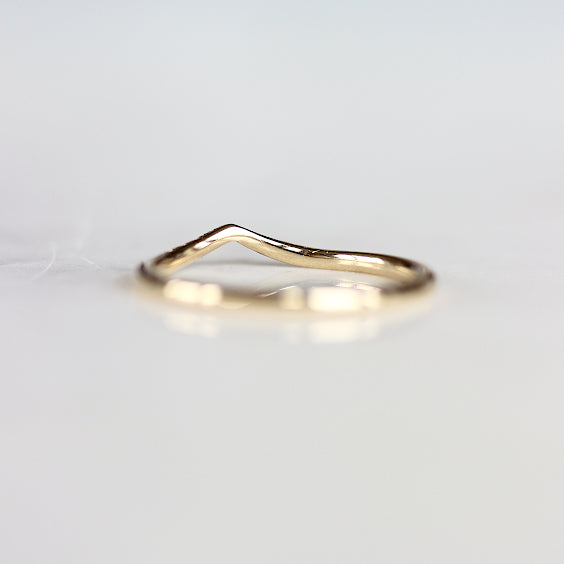 chevron wedding band