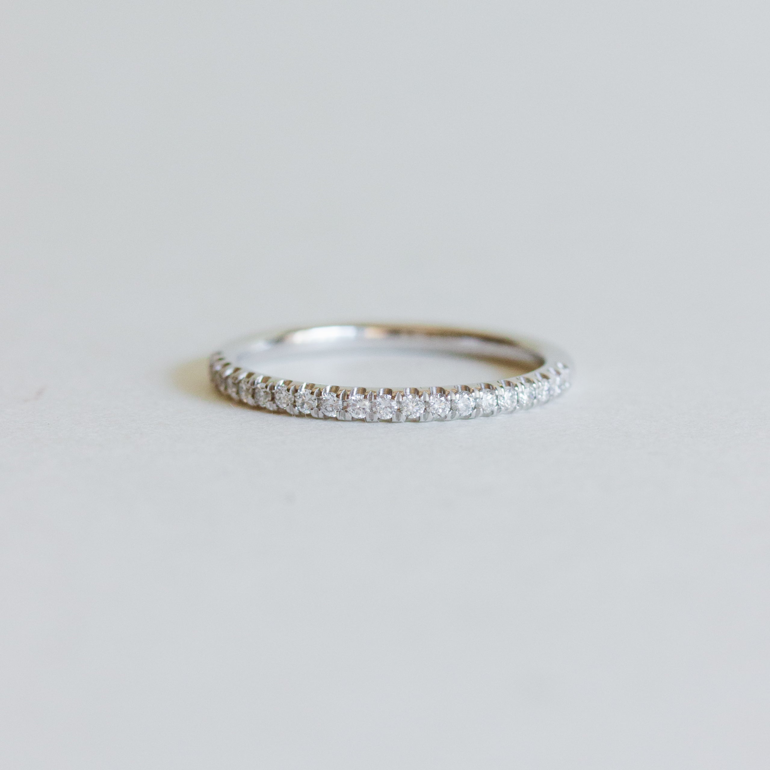 diamond pave eternity band