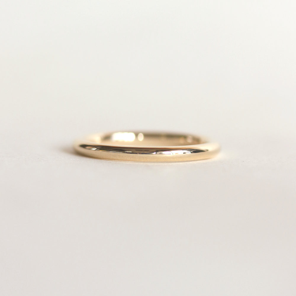 full round wedding band