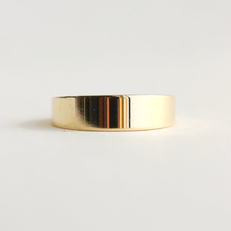 Tapered Wedding Band