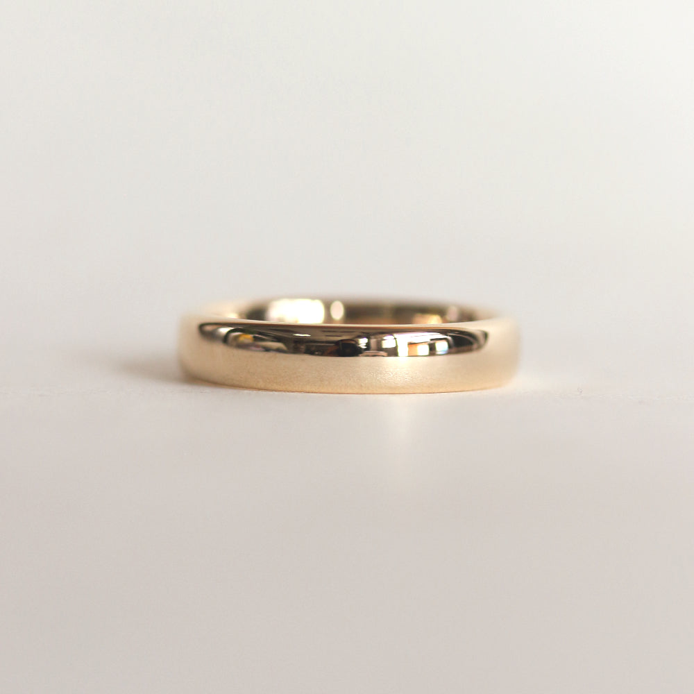 soft edge wedding band